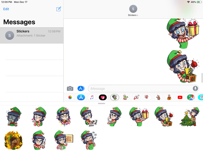 Christmas Santa Funny Sticker