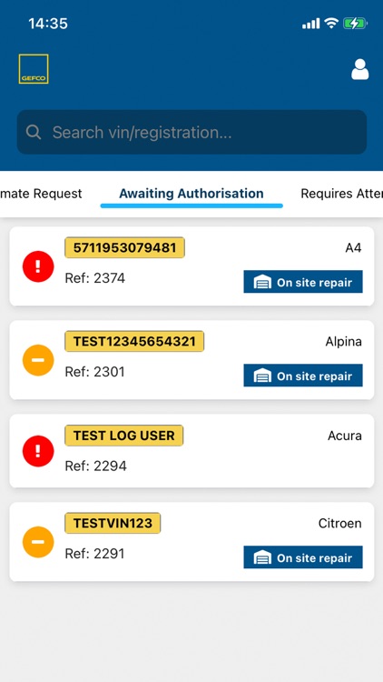 Helios Repairer App - GEFCO