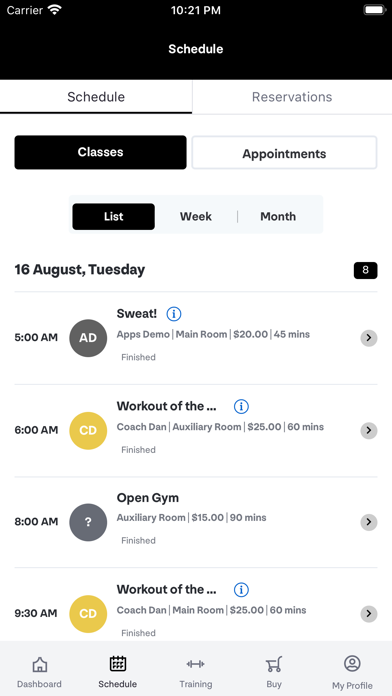 Happy Hour Fitness Screenshot