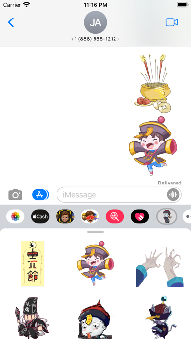 Screenshot #3 pour Ghost Festival Sticker 中元節鬼怪貼圖
