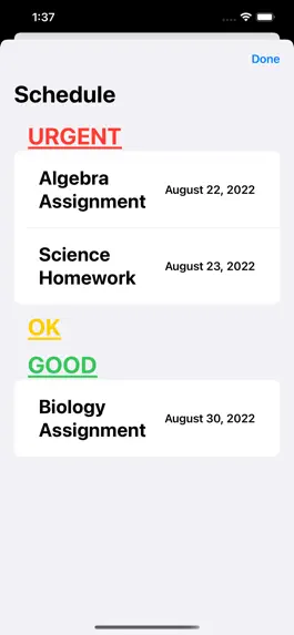Game screenshot SchoolOrganizerPlus apk