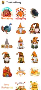 Happy ThanksGiving HD Stickers screenshot #2 for iPhone