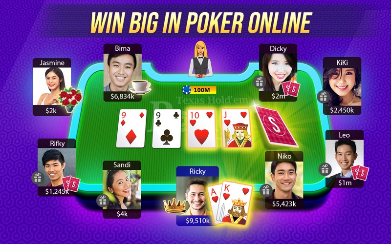 Texas Hold'em Poker Online Screenshot