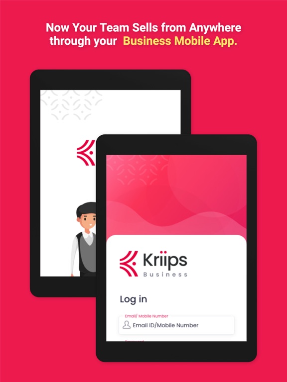 Kriips Business iPad screenshot 1 - Shopping app
