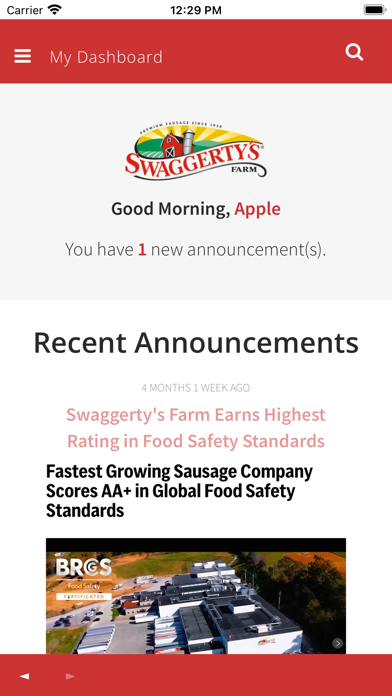 Swaggerty's Farm Mobile Office Screenshot