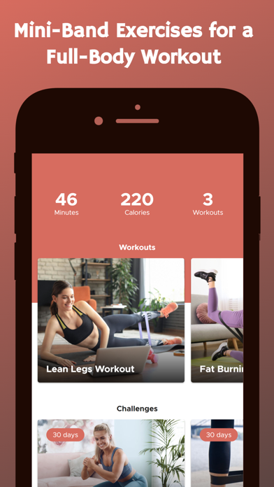 Mini Band Workout Plan Screenshot