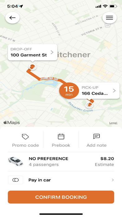 United Taxi Kitchener Screenshot