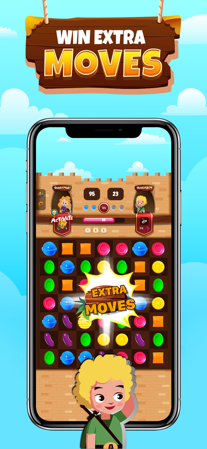 Match-3 VS Friends