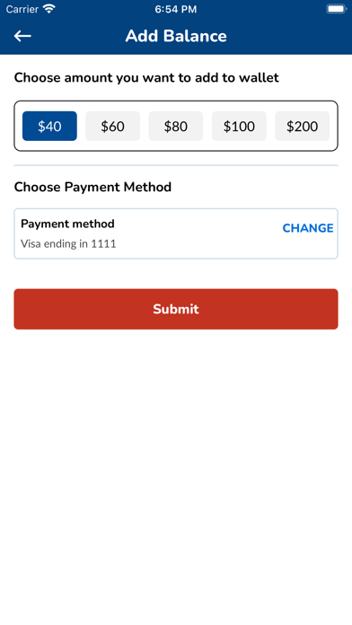 East Bay Paratransit Screenshot