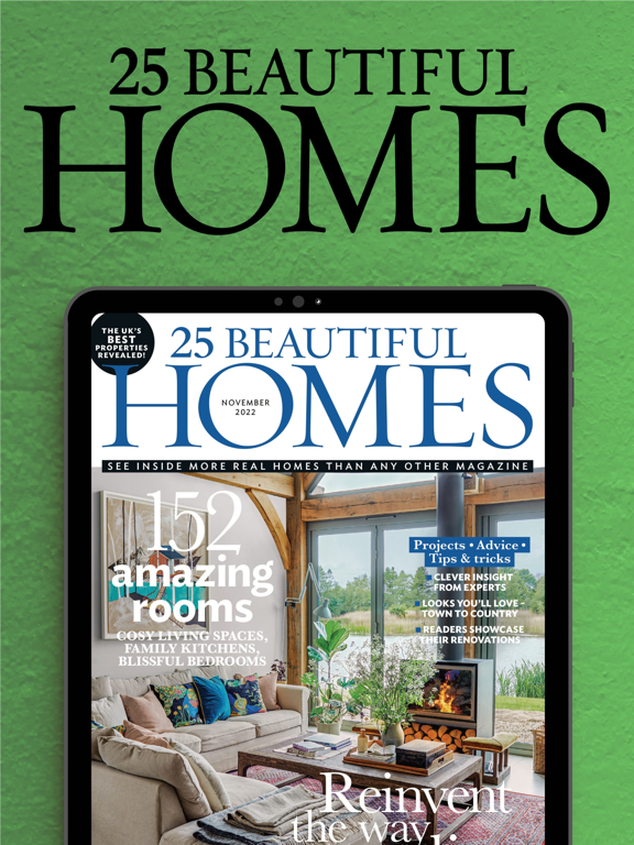 25 Beautiful Homes Magazine NA iPad screenshot 1 - Lifestyle app