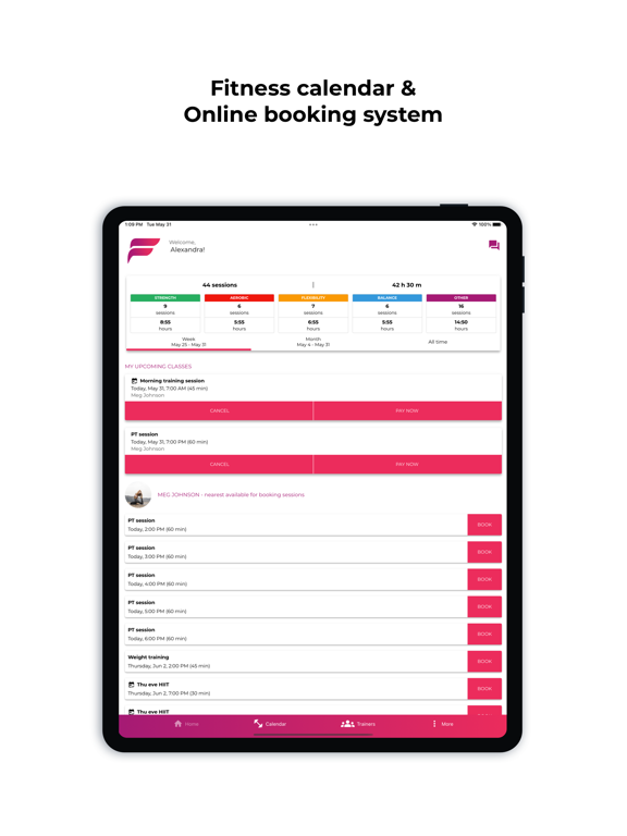 Screenshot #4 pour FitGen - My Fitness Trainings