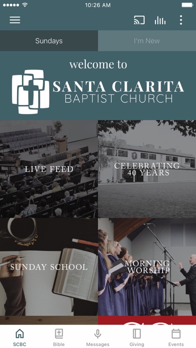 Santa Clarita Baptist Church Screenshot