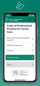 Social Care Workers Code screenshot #1 for iPhone