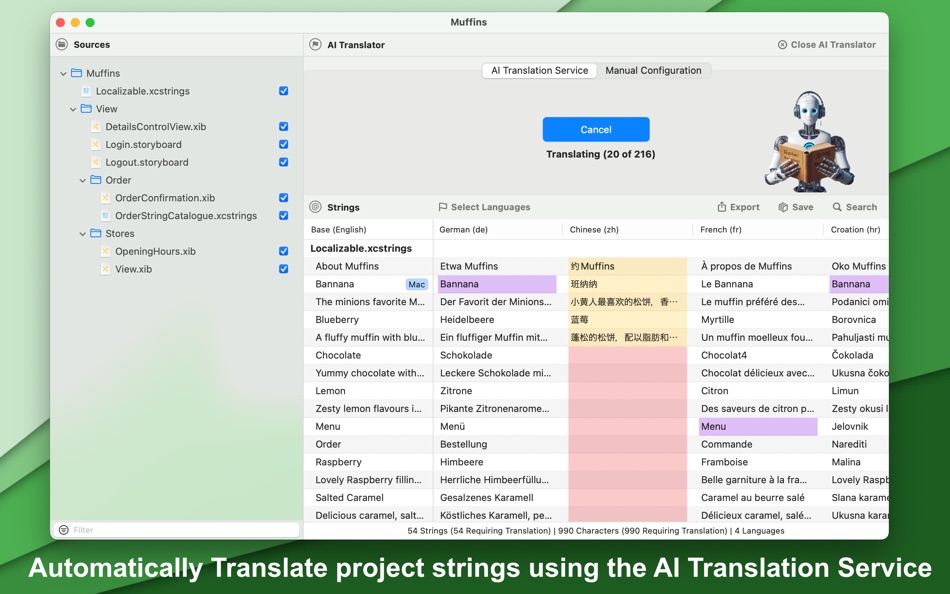 #4. AI Localizer (macOS) 来自: Wide Angle Software