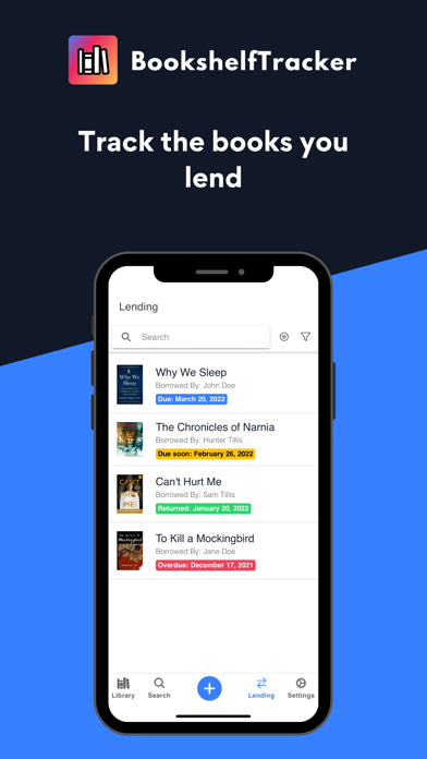 BookshelfTracker Screenshot