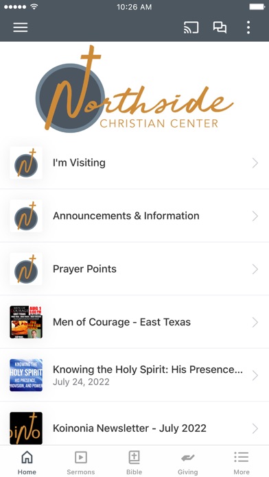 Northside Christian Center Screenshot