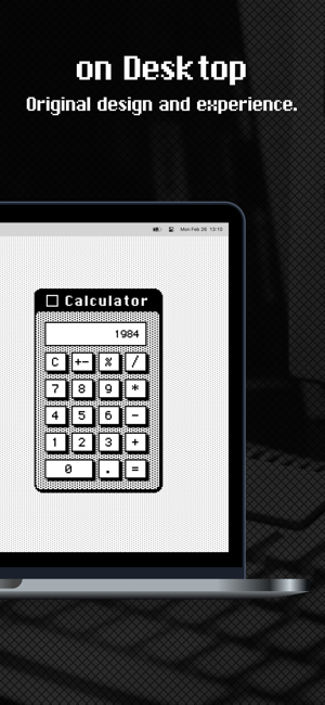 ‎Calculator 1984：Pixel Stickers Screenshot