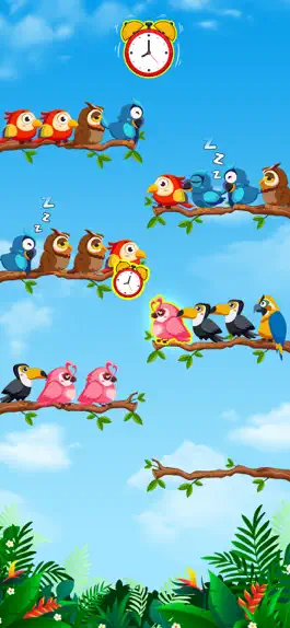 Game screenshot Сортировка птиц по цветам apk