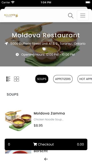 Restaurant Moldova Screenshot