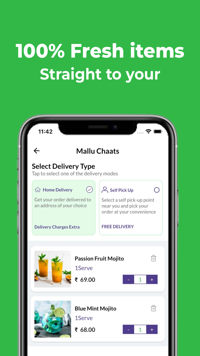 Zitto Food and Grocery Delivery