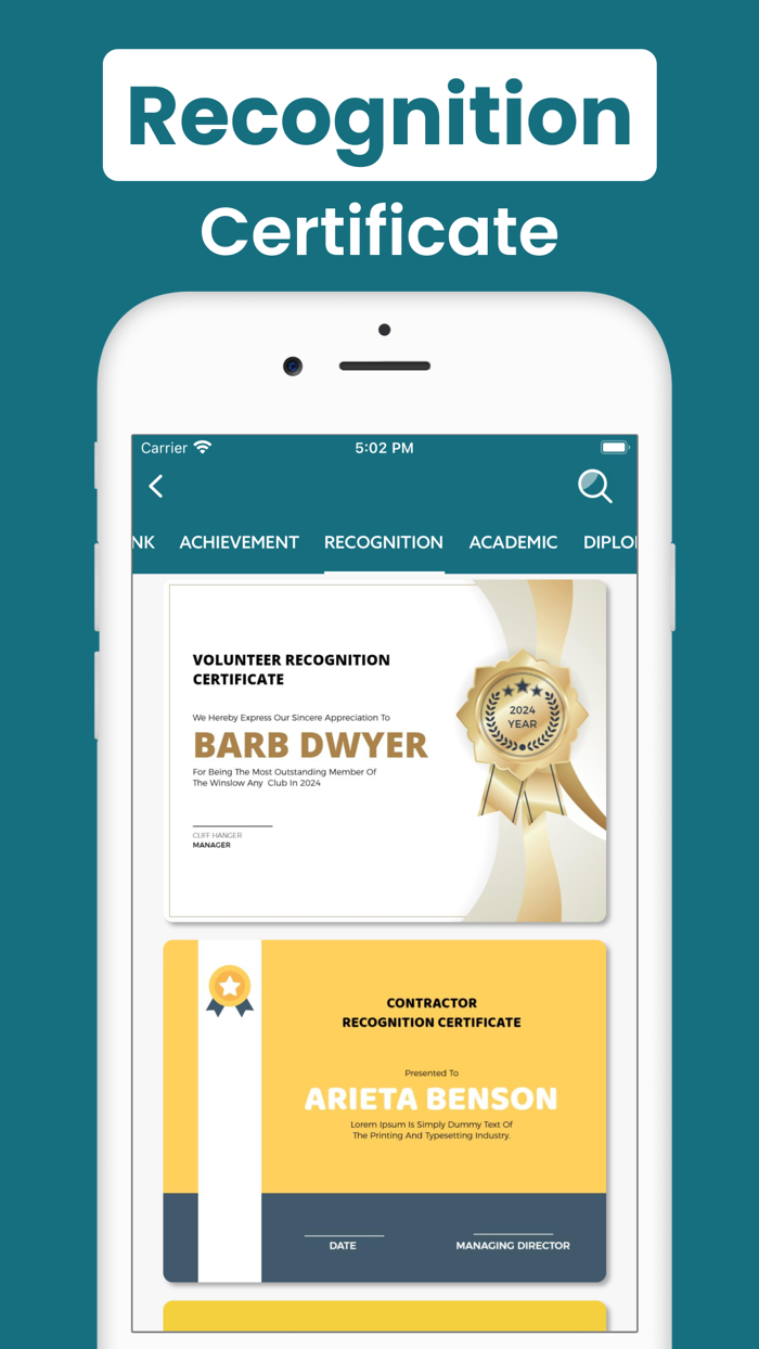 Certificate Maker eCard Maker