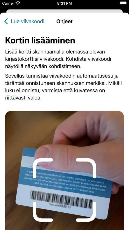 #2. Kirjastokortti (iOS) 由: Shingle Oy