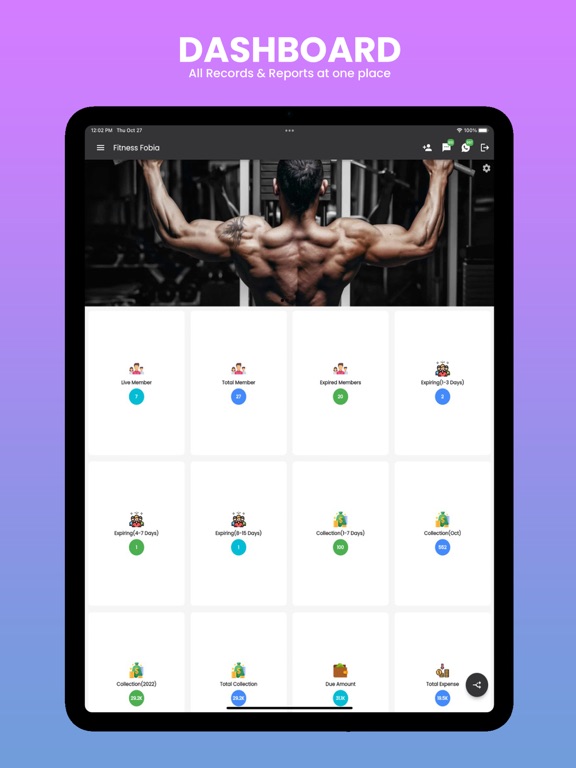 Screenshot #6 pour GGMS - Gym Management App