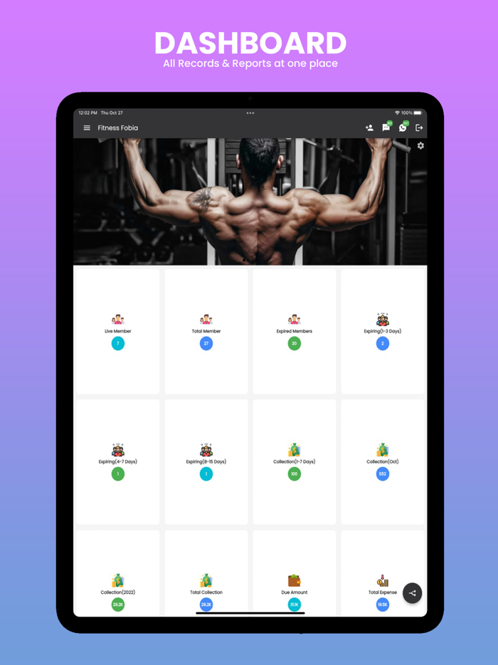 GGMS - Gym Management App