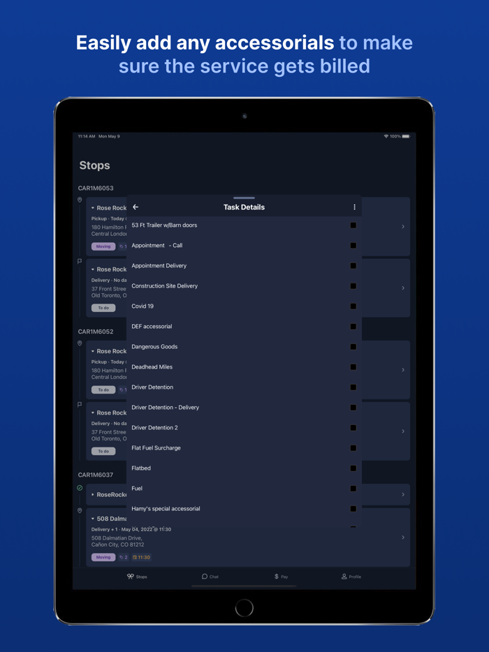 Rose Rocket Truck Driver