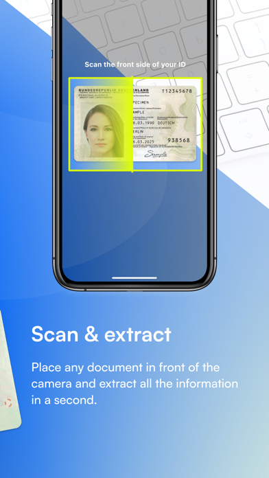 Screenshot #2 pour Scanner CNI/passeport BlinkID