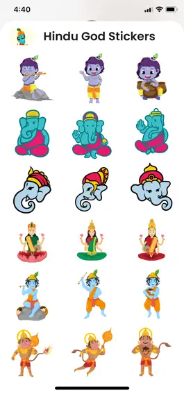 Game screenshot Hindu God Stickers hack