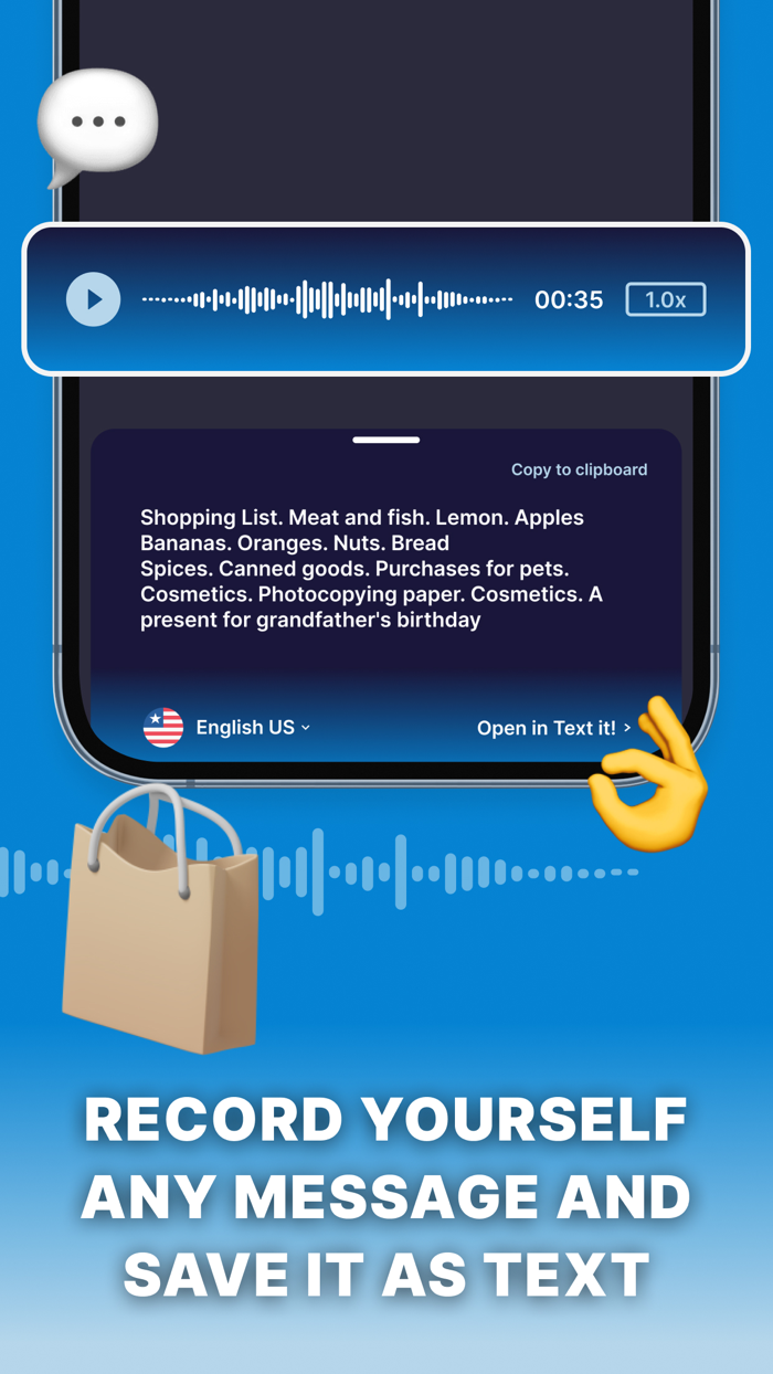 Text-it Convert Voice to Text