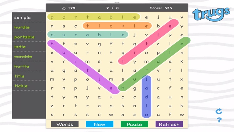 Trugs WordSearch 3 screenshot-4