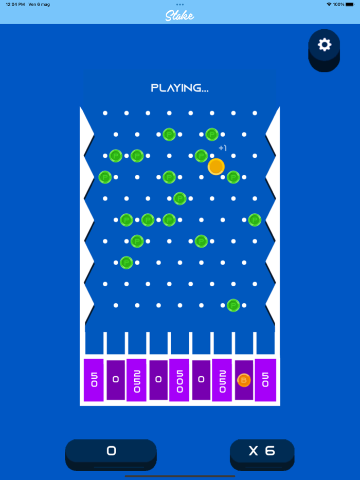Stake Mobile Plinko Game