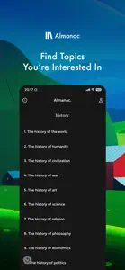 Almanac - Learn About Anything screenshot #1 for iPhone
