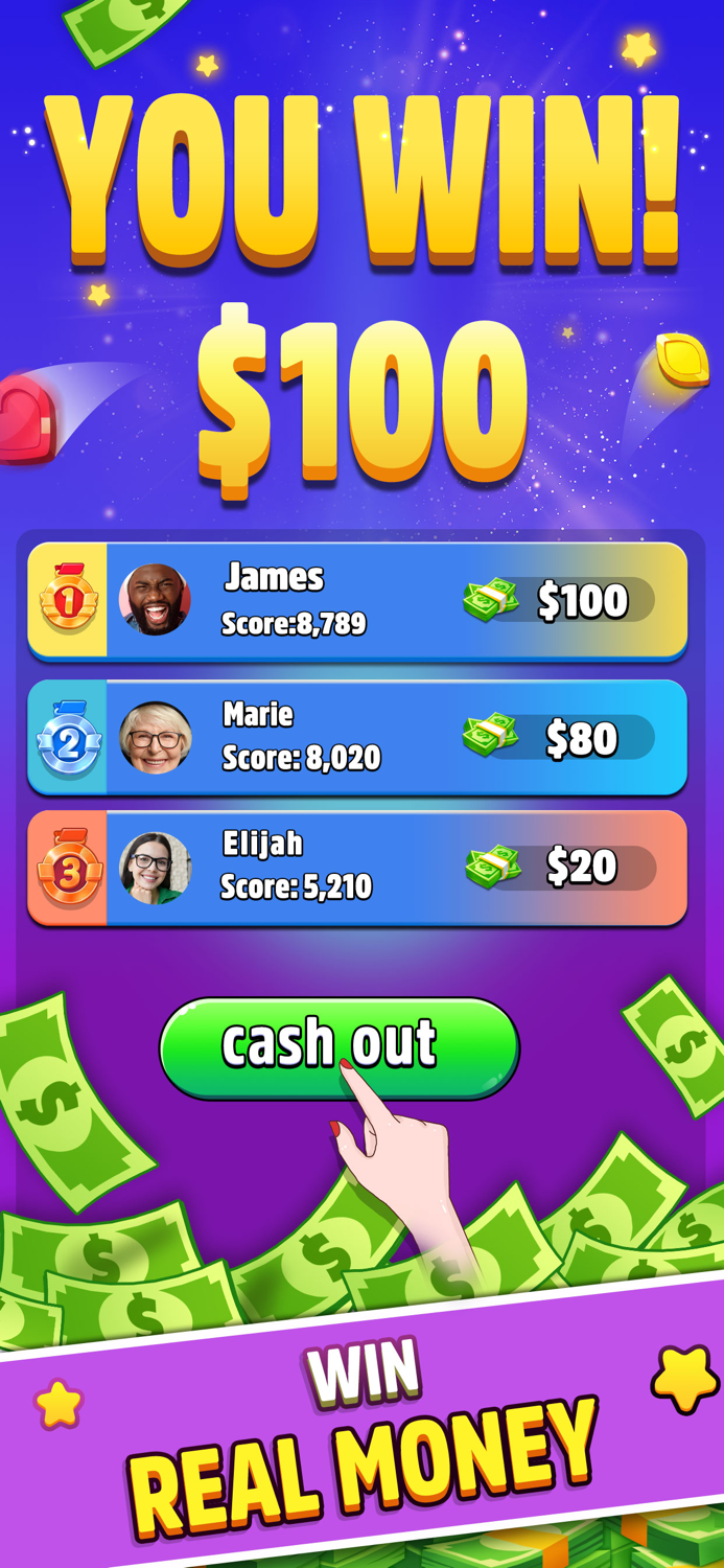 Match 3 Win Cash Real Money