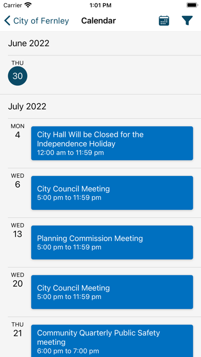 City of Fernley Screenshot