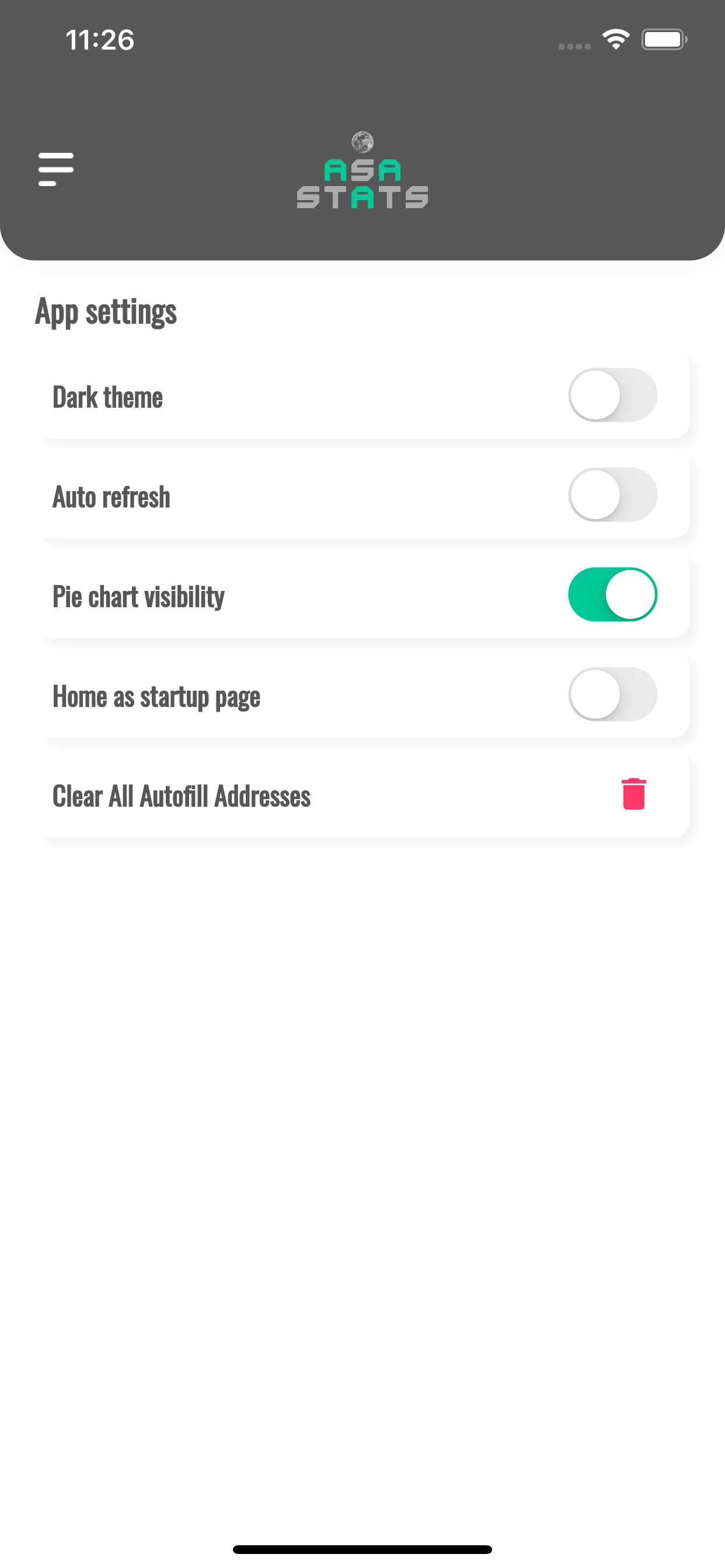 ASA Stats Mobile