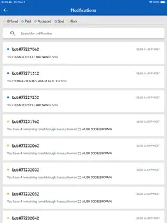 Copart GO iPad image 3