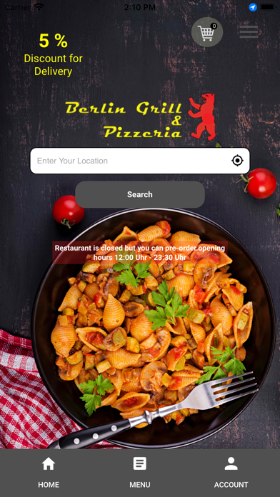 Berlin Grill und Pizzeria Screenshot