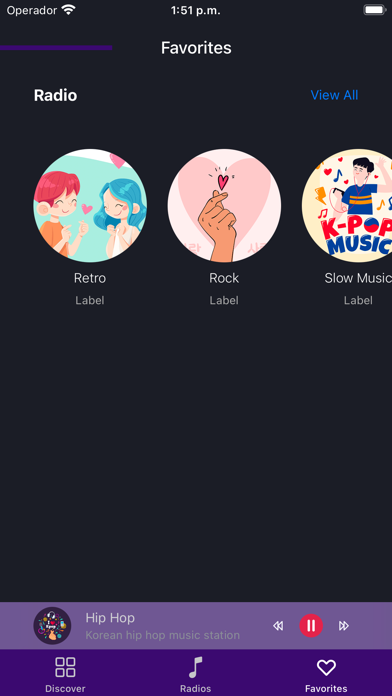 K-Pop Radio Music Screenshot