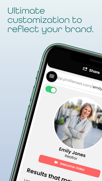 ProfileNest - eBusiness Cards Screenshot