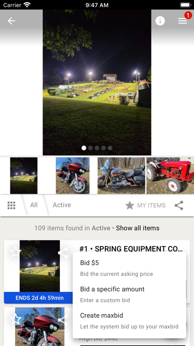 Mountaineer Auctioneers Screenshot