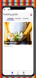 Pregnancy food & recipe guide screenshot #3 for iPhone