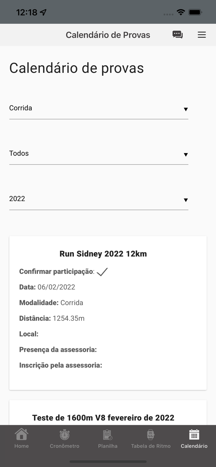 V8 Assessoria Esportiva