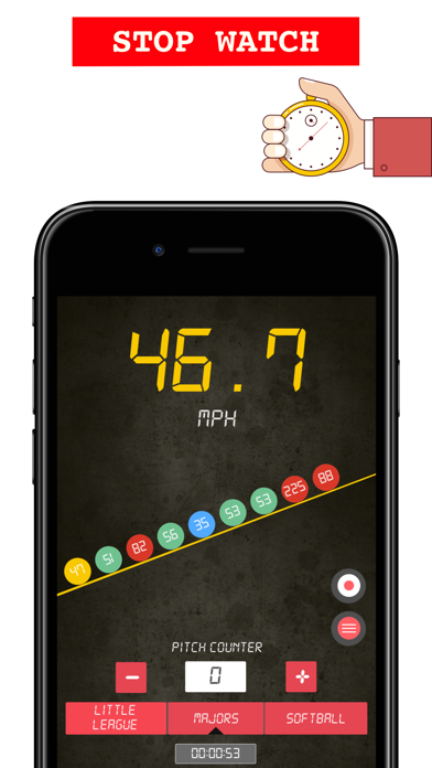 Baseball Pitch Speed Radar Gun Screenshot