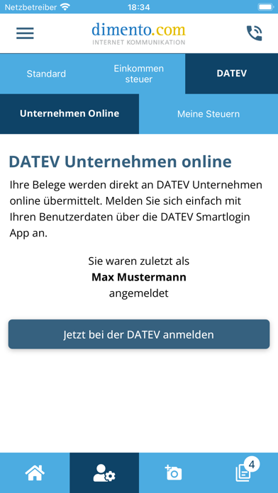 Beleg anbei Screenshot