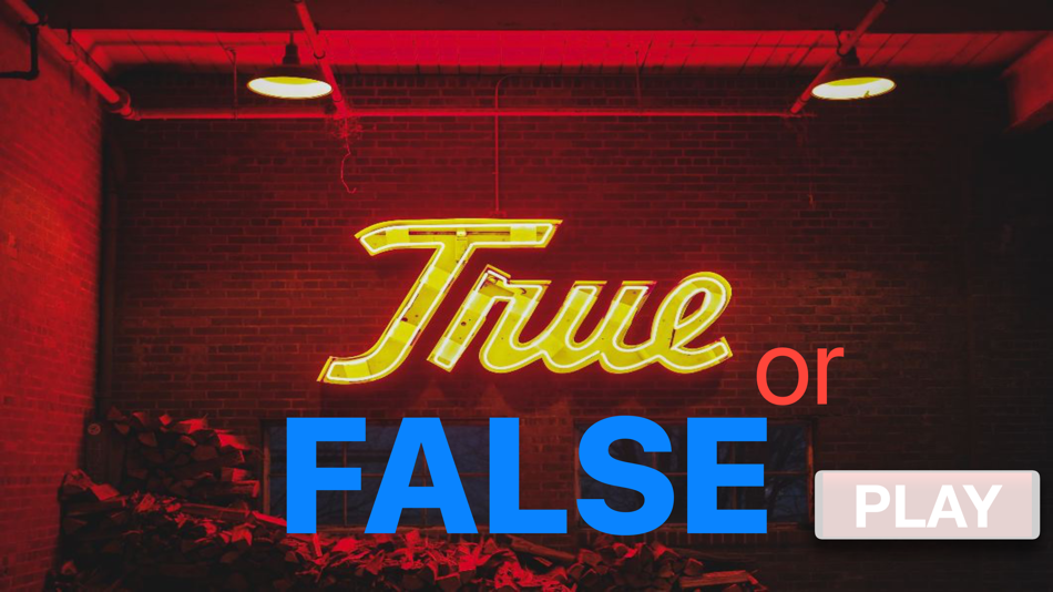 TRUE or FALSE for TV - 1.0 - (iOS)