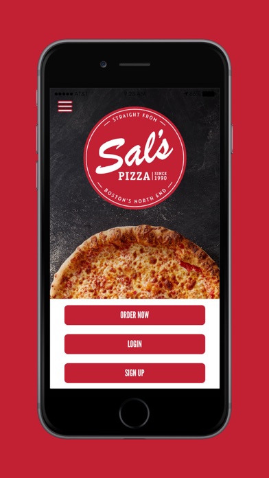 Sal's Pizza App Screenshot