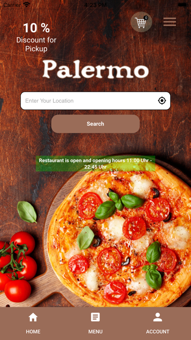 Pizzeria Palermo Köln Screenshot